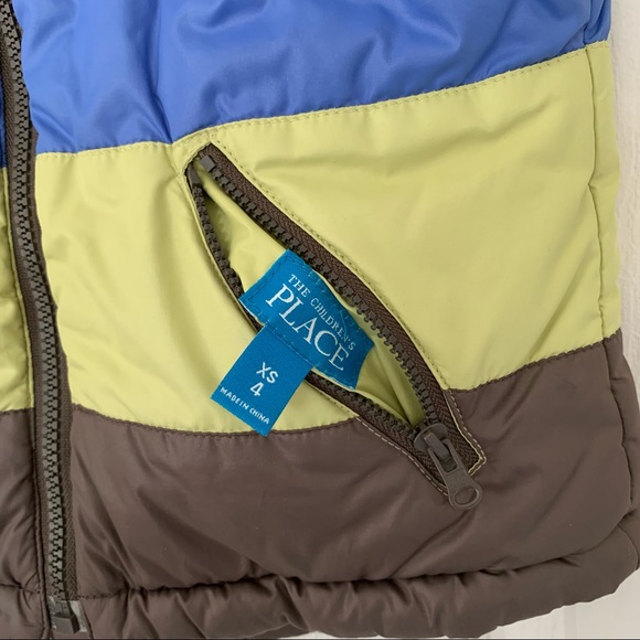 Lot of 3 Girl’s 4 Puffer Vests Children’s Place & Lands’ End Pinks / Brown EXC - Picture 10 of 15